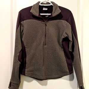 Patagonia Fleece, Small, Plum and Gray/Lavender